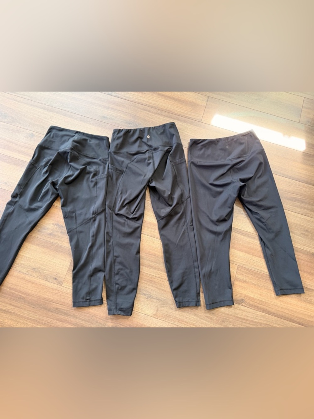 90 Degree All Medium black leggings with pockets - calf & ankle length - Picture 5 of 8